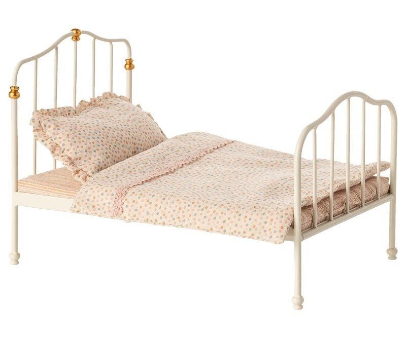 Vintage Bed Off White