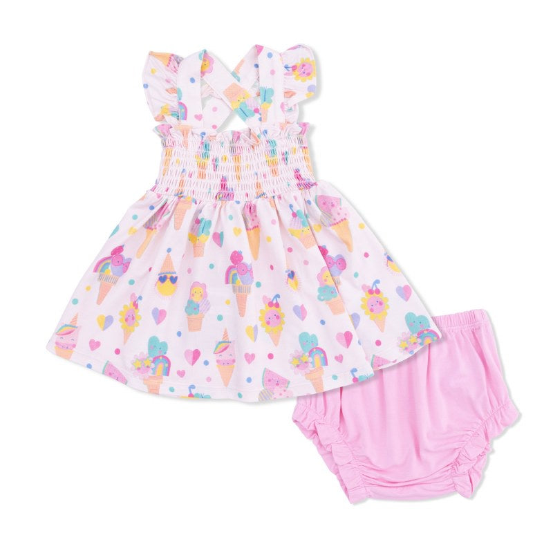 Ice Cream Smocked Set