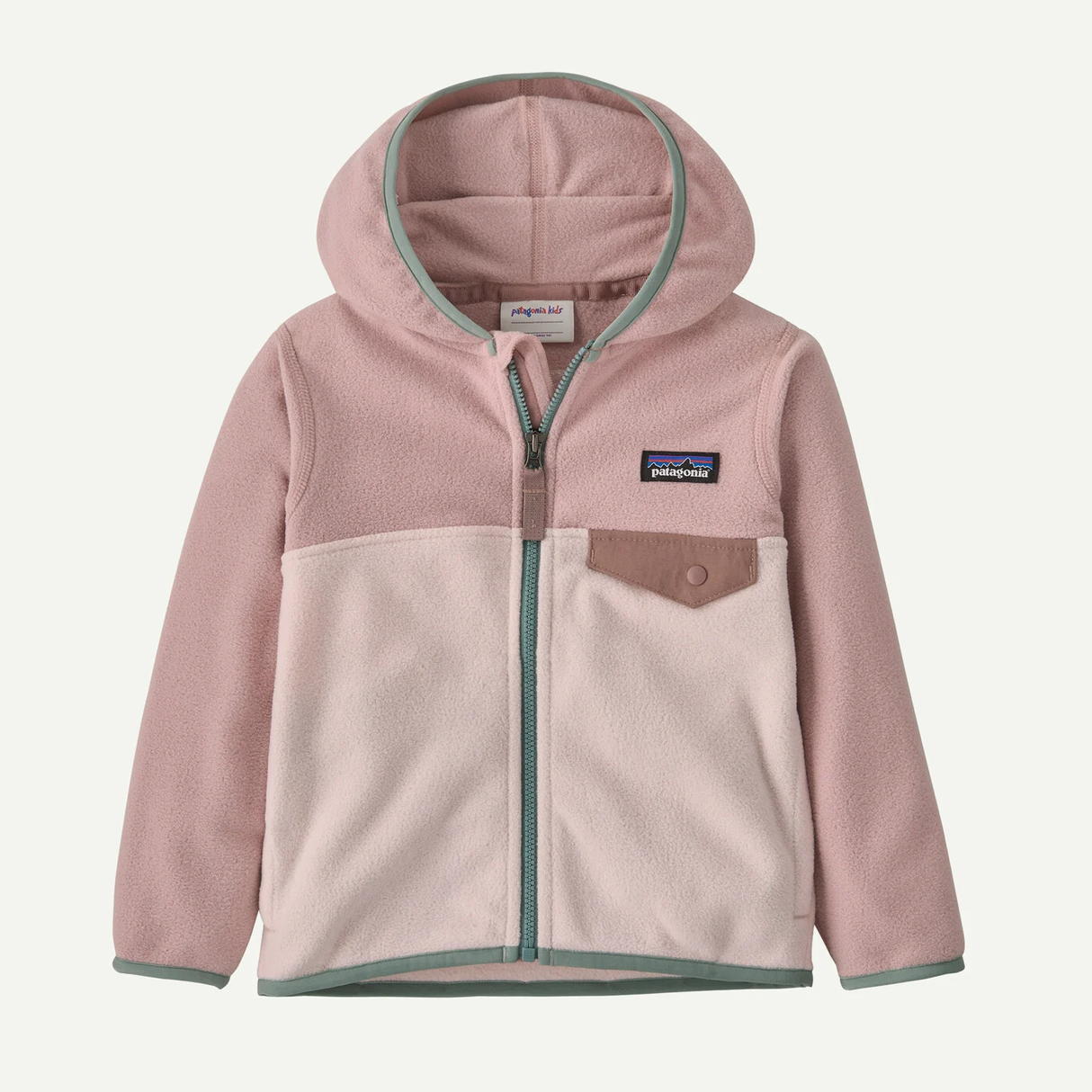 Baby Micro D Snap-T Jacket Pink Frost