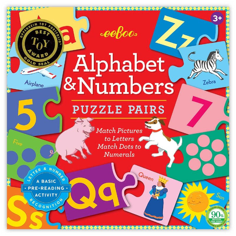 Alphabet Puzzle Pairs