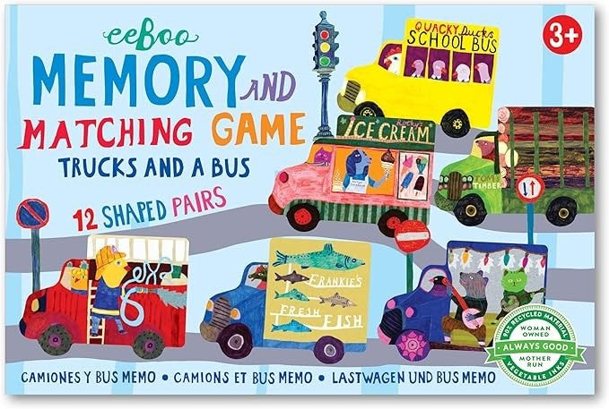 Trucks and a Bus Matching Game