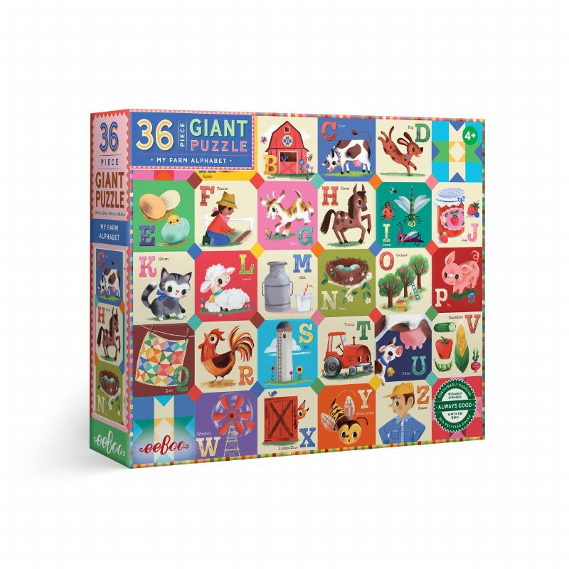 My Farm Alphabet 36pc Giant Pu
