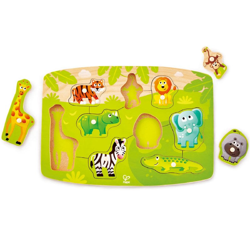 Jungle Animal Peg Puzzle