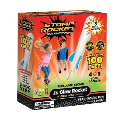 Jr Glow Stomp Rocket 7 Rocket
