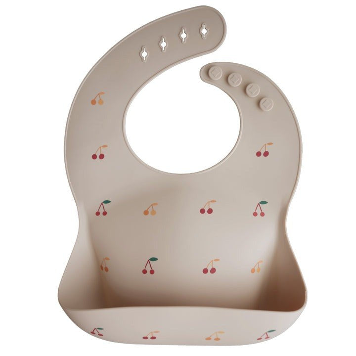 Silicone Baby Bib Cherries