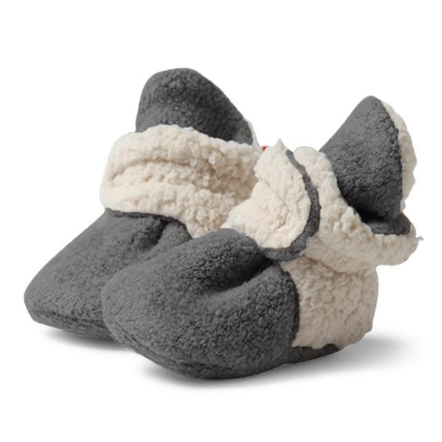 Cozie Furry Bootie Grey