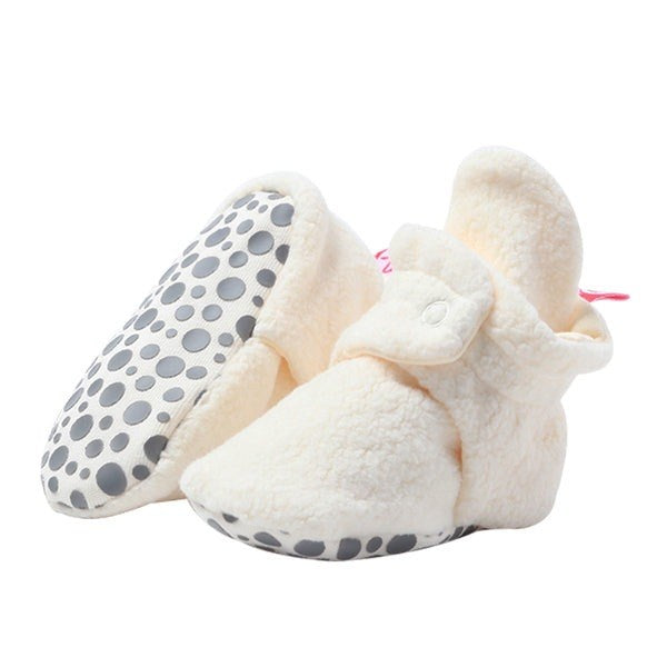 Cozie Gripper Booties Cream