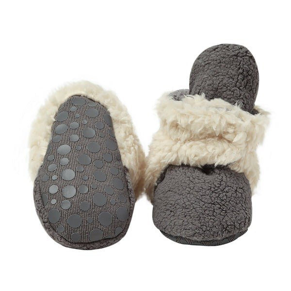 Cozie Furry Gripper Grey