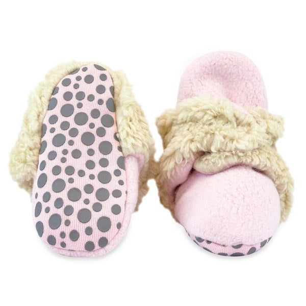 Cozie Gripper Booties Pink