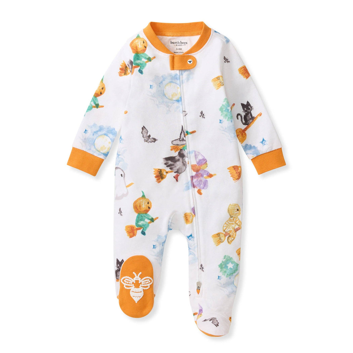 Happy Halloween Organic Cotton Sleep & Play Footed
