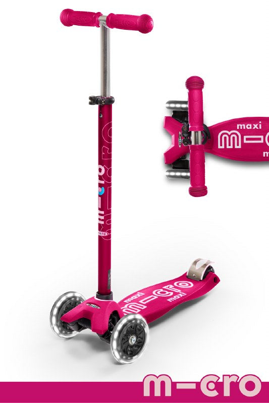 Micro Maxi LED Scooter Pink