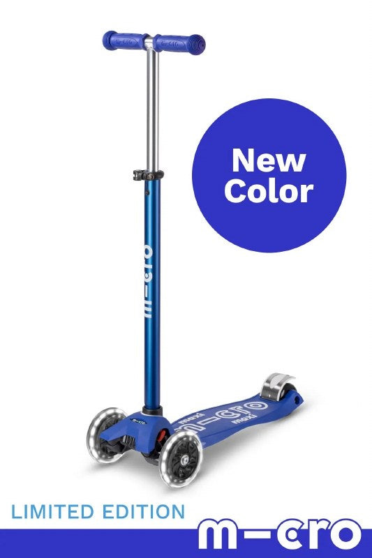 Micro Maxi LED Scooter Blue/Wh