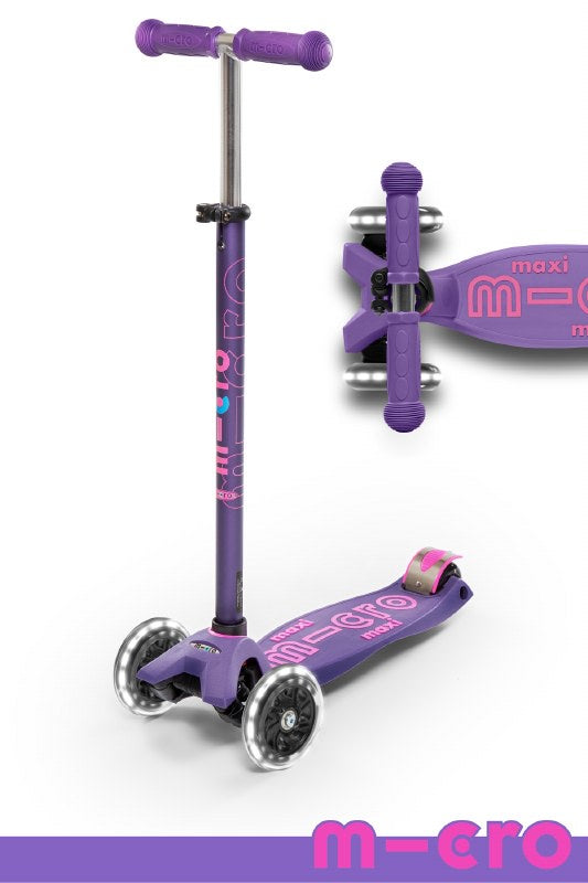 Micro Maxi LED Scooter Purple