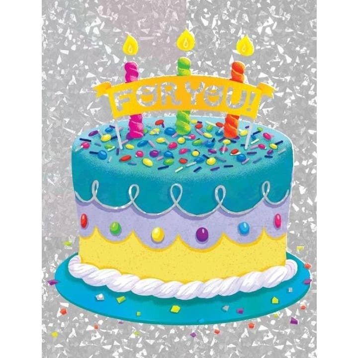 Birthday Cake Foil Gift Enclos