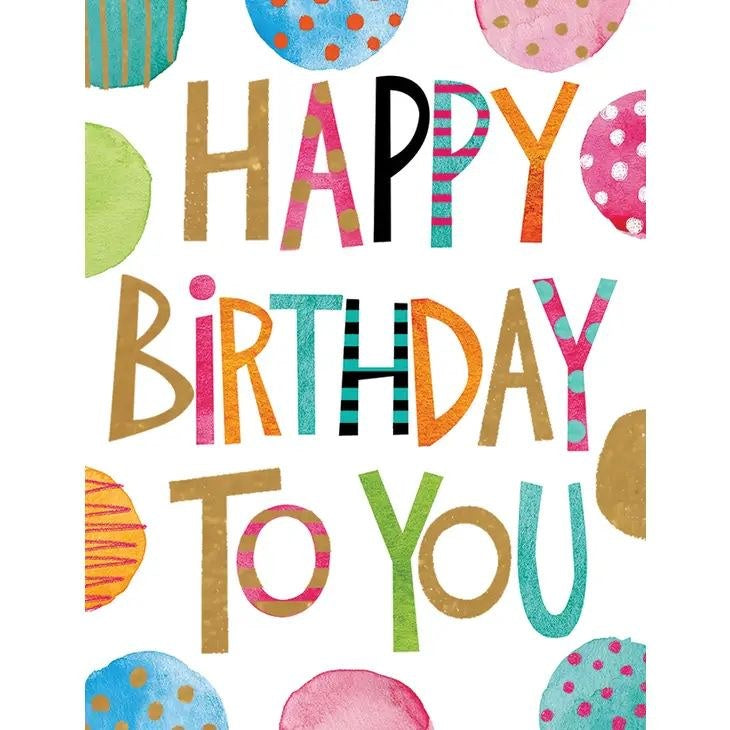 Happy Birthday Text Gift Enclo