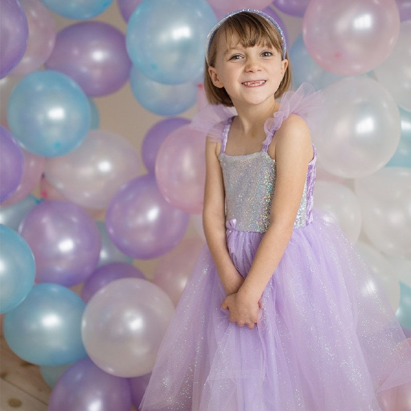 Sequins Princess Dress Lilac