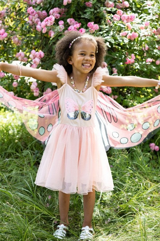 Sequins Butterfly Twirl Dress