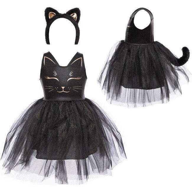 Black Cat Dress Size 5-6