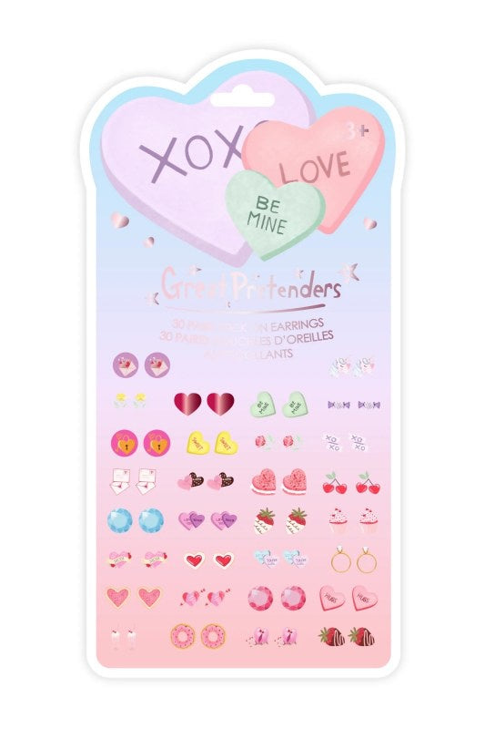 Candy Heart Sticker Earings