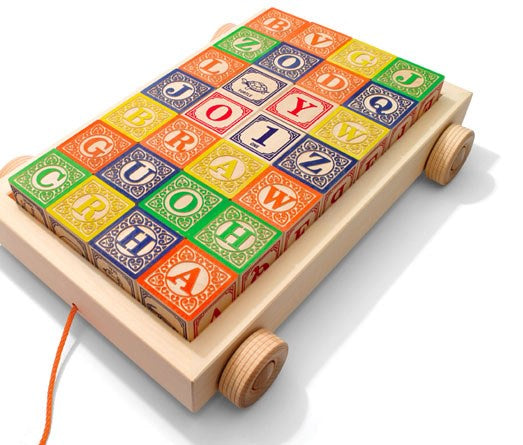 Classic ABC Blocks with Wagon