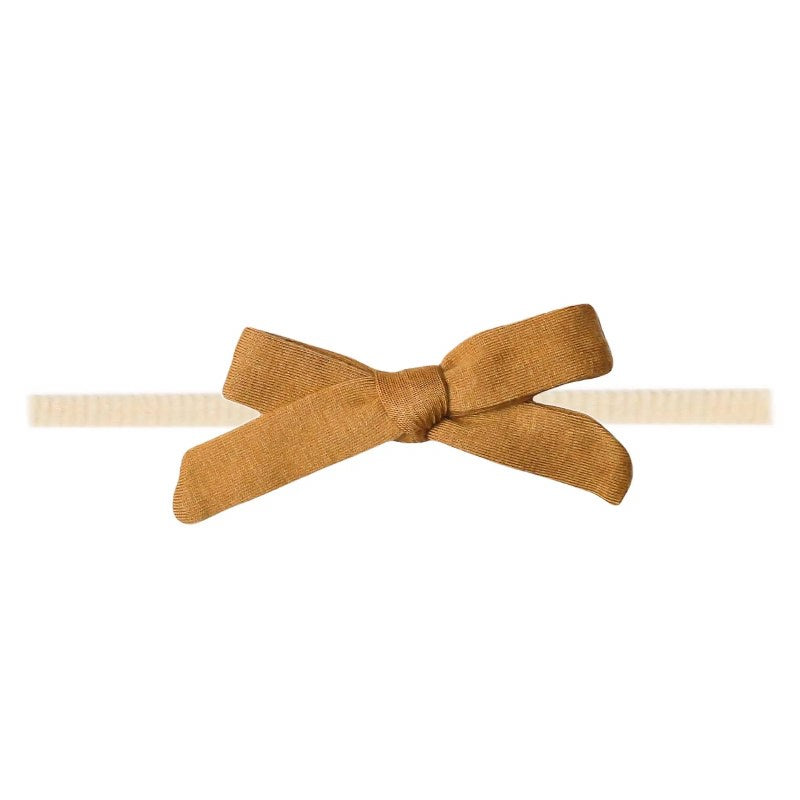 Ribbon Nylon Bow Camel