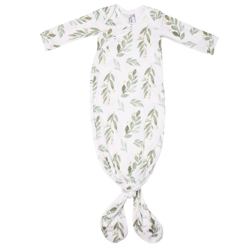 Newborn Knotted Gown Fern