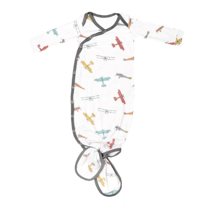 Newborn Knotted Gown Ace