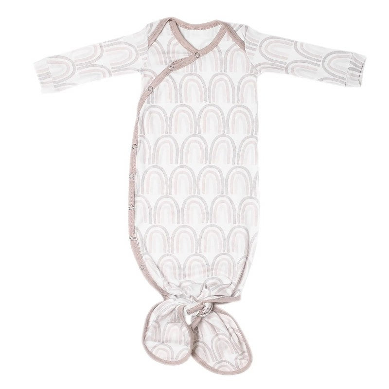 NEWBORN KNOTTED GOWN - BLISS