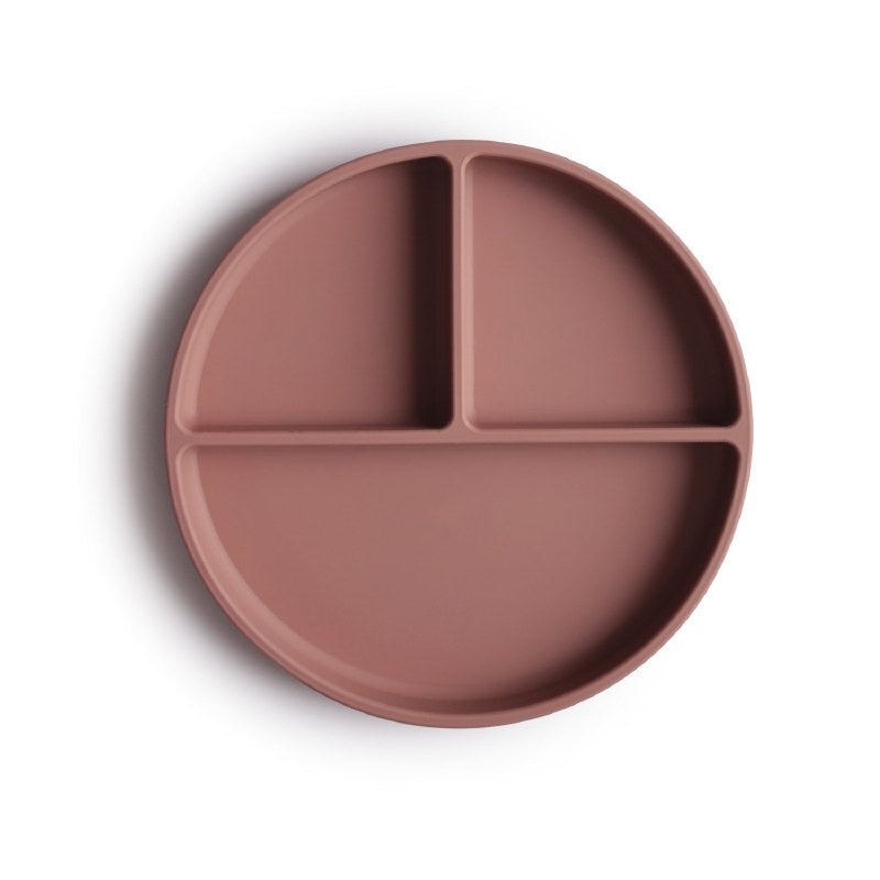 Silicone Suction Plate Mauve