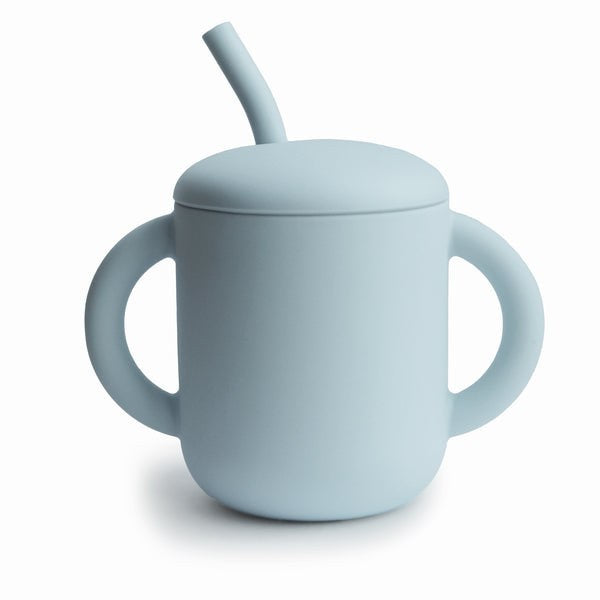 Straw Training Cup Powder Blue