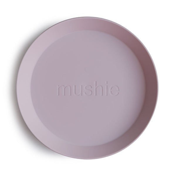Round Dinnerware Plates Lilac