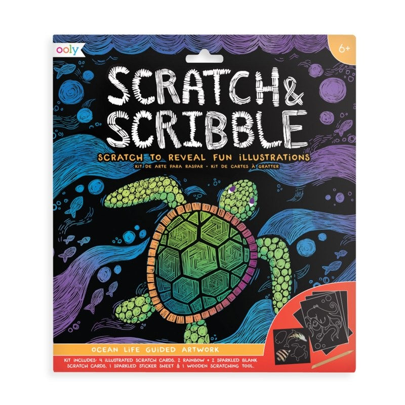 Scratch and Scribble Ocean Lif