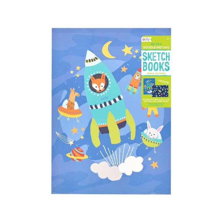 Doodle Pad Sketchbook Space Cr