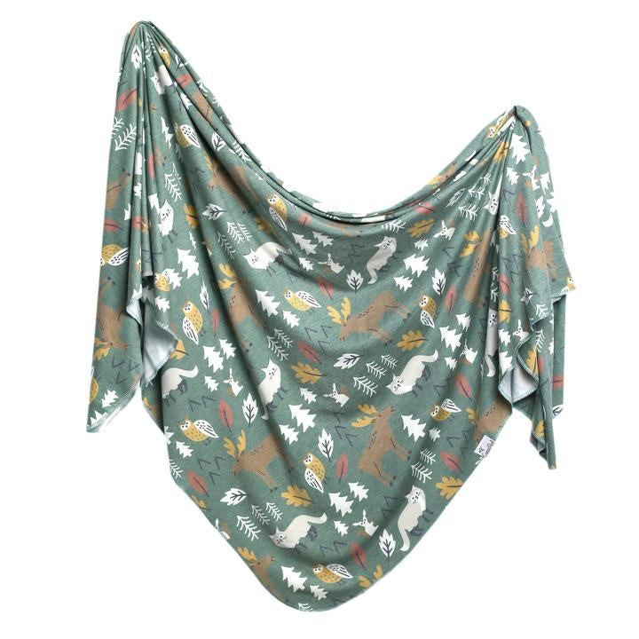 KNIT SWADDLE BLANKET - ATWOOD
