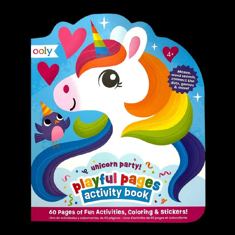 Playful Pages Activity Book - Unicorn Party - 60 Pages