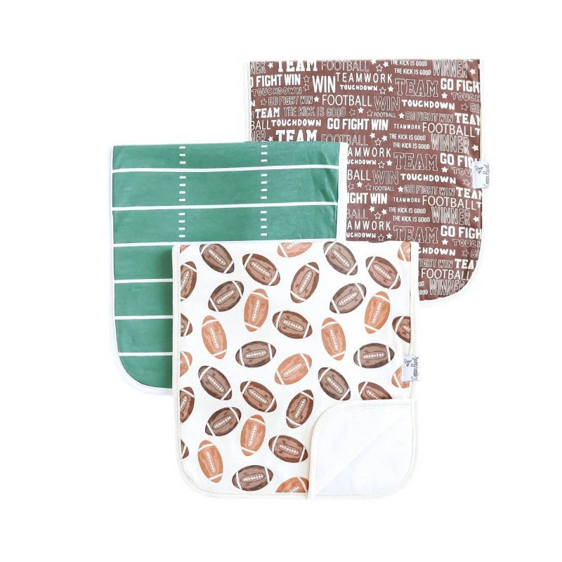 3 PACK PREMIUM BURP CLOTHS - BLITZ