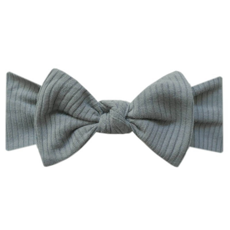 Knit Headband Bow Moss