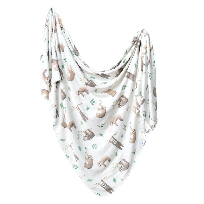 KNIT SWADDLE BLANKET - NOAH