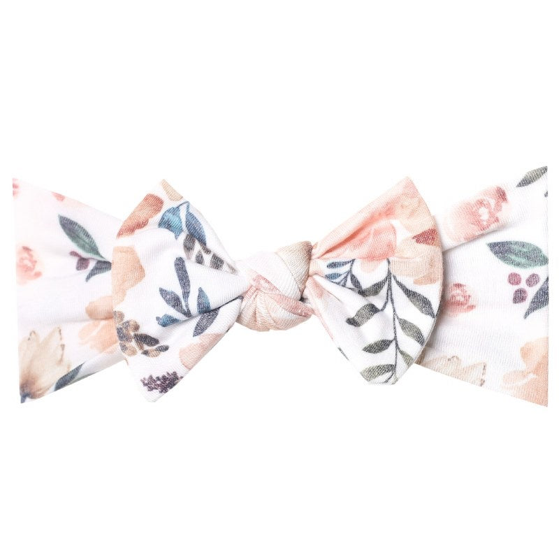 Knit Headband Bow Autumn
