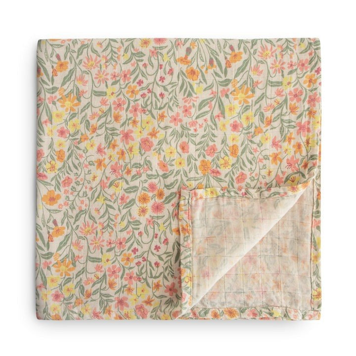 Muslin Swaddle Pastel Blooms