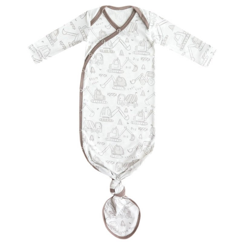 NEWBORN KNOTTED GOWN - GAGE