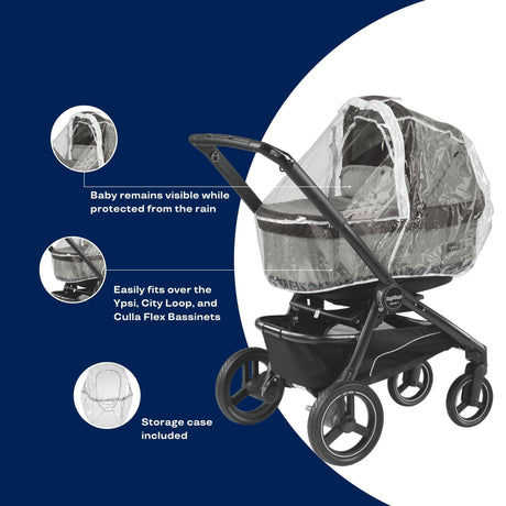 PEG Bassinet Rain Cover for YPSI / Veloce / Vivace