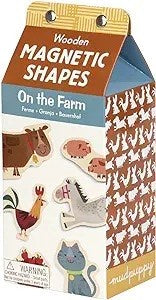 On the Farm Wooden Magnetic Shapes