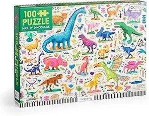 Mighty Dinosaurs 100pc Puzzle