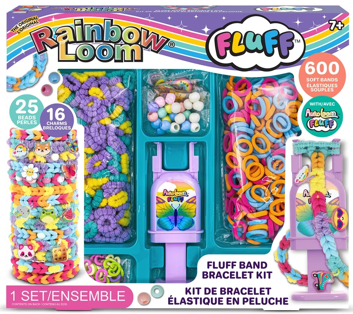Rainbow Loom Fluff Band Bracelet Kit
