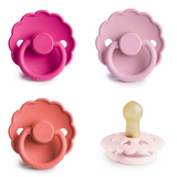 FRIGG Natural Rubber Pacifier 4-Pack 6-18 Months