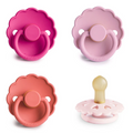 FRIGG Natural Rubber Pacifier 4-Pack 0-6 Months
