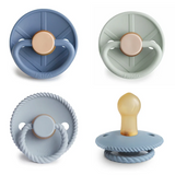 FRIGG Natural Rubber Pacifier 4-Pack 6-18 Months