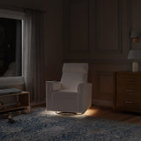 Monogram by Namesake Willa Deluxe Power Recliner and Swivel Glider with Heat + Massage | Ivory Corduroy