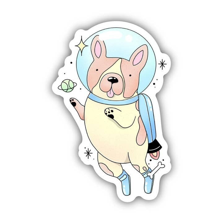 Cute Space Dog Astronaut